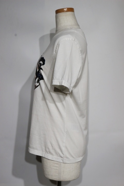 HERMES エルメス トップス Tシャツ レディース40 ホワイト