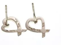 TIFFANY&CO ティファニー ラビング ハート ピアス 925 シルバー