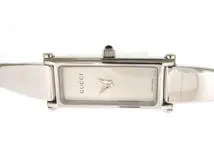 【美品】GUCCI グッチ　バングルウォッチ GUCCI - 美品 グッチ GUCCI 2047 ワイヤー バングルウォッチ