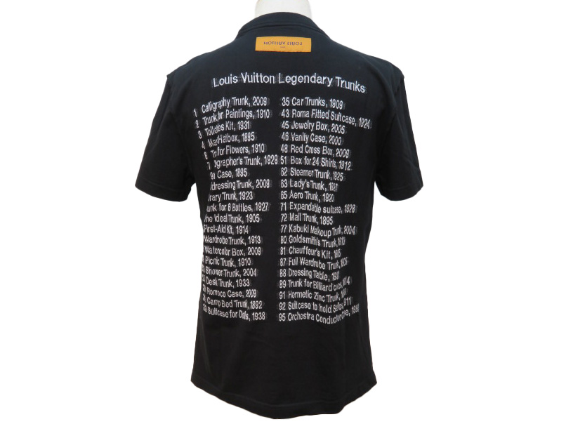 LOUIS VUITTON/クルーネック　 Tシャツ　メンズ　S　ロゴ　トランク LOUIS VUITTON/クルーネック Tシャツ メンズ S ロゴ トランク