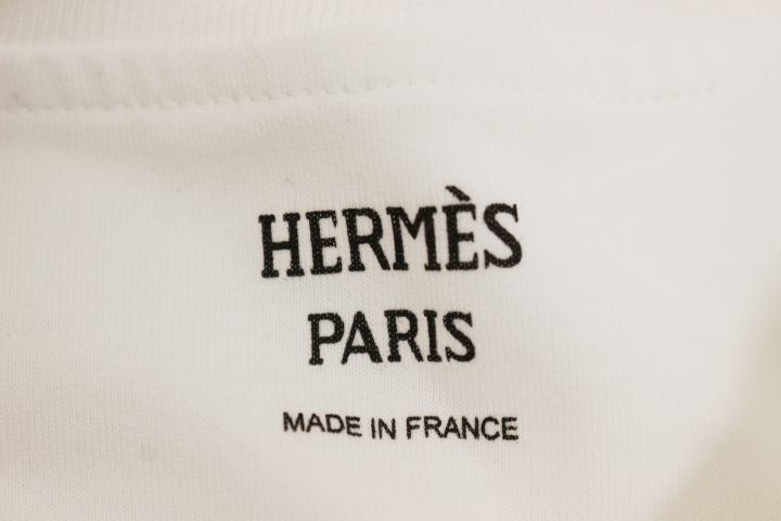 HERMES エルメス トップス Tシャツ レディース40 ホワイト