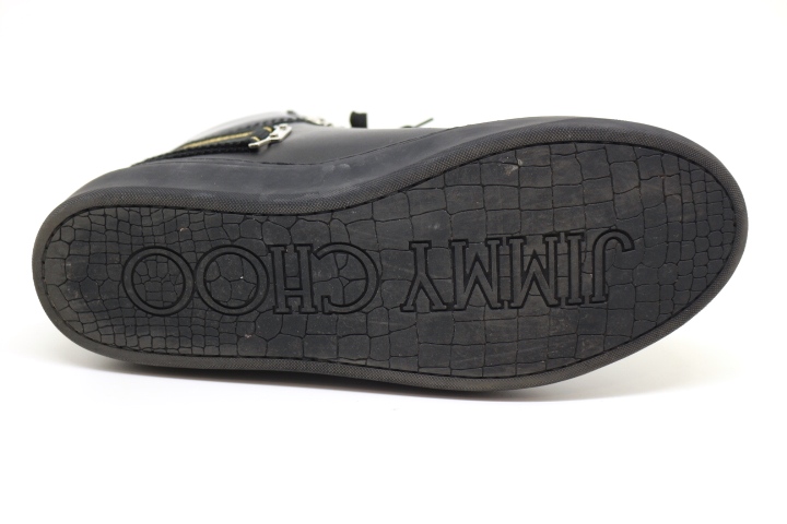 JIMMY CHOO ジミーチュウ 靴 スニーカー メンズ43 約28ｃｍ ブラック 