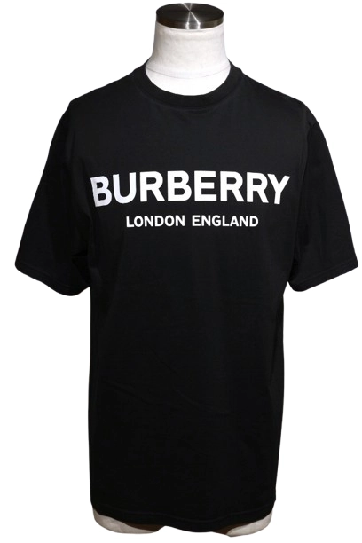 BURBERRY バーバリー ロゴTシャツ メンズM ブラック メンズ 8026016 （2120000290787）【200】  の購入なら「質」の大黒屋（公式）