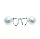 JWEWLRY　ノンブランドジュエリー　貴金属・宝石　ピアス　パール　K14ホワイトゴールド　約6.1g　2143000711533　【205】