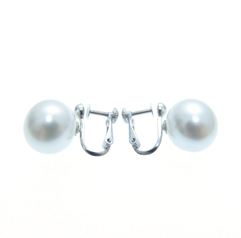 JWEWLRY　ノンブランドジュエリー　貴金属・宝石　ピアス　パール　K14ホワイトゴールド　約6.1g　2143000711533　【205】