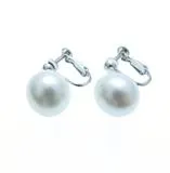 JWEWLRY　ノンブランドジュエリー　貴金属・宝石　ピアス　パール　K14ホワイトゴールド　約6.1g　2143000711533　【205】