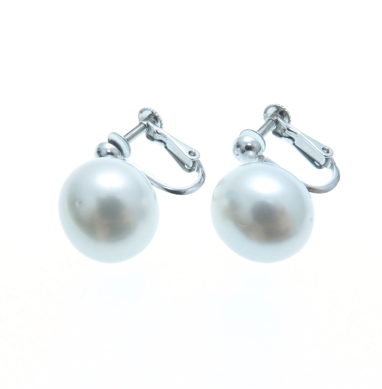 JWEWLRY　ノンブランドジュエリー　貴金属・宝石　ピアス　パール　K14ホワイトゴールド　約6.1g　2143000711533　【205】
