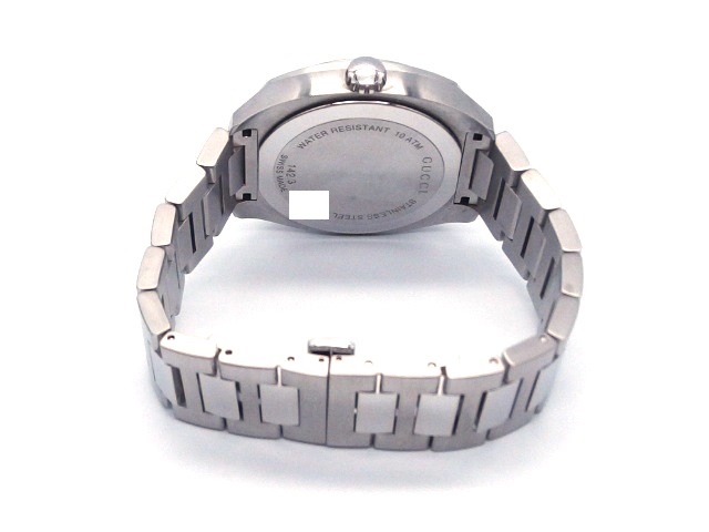 GUCCI グッチ メンズ 時計 YA142301 ネイビー文字盤 ステンレス