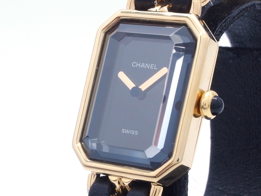 CHANEL シャネル 時計 プルミエールM H0001 クオーツ GP/革