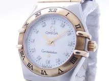 OMEGA オメガ コンステレーション 1262.75 YG/SS ホワイト シェル 12Pダイヤ レディース クォーツ 2148103371578  【432】 の購入なら「質」の大黒屋（公式）