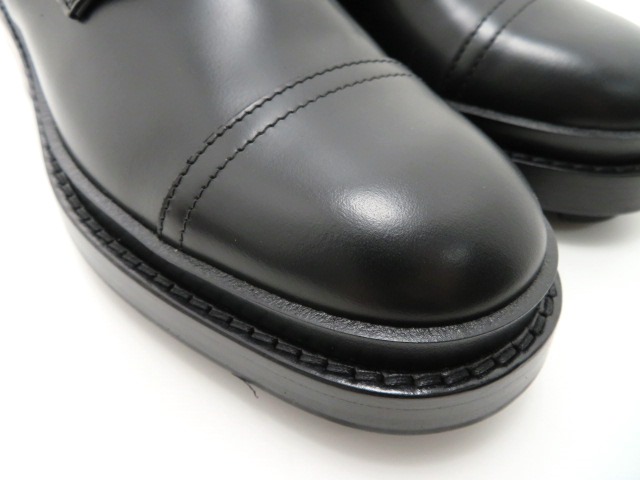 エルメス アンクルブーツ ファンク レディース37 ブラック レザー