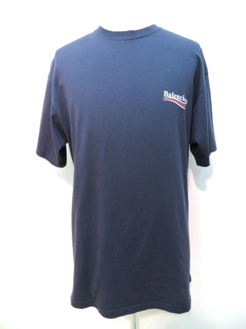 バレンシアガ　ネイビー　Tシャツ PHOTO020_DmdZGjt.JPG