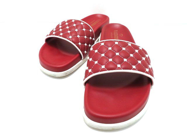 年末のプロモーション特価 Valentino レッド サンダル ヴァレンチノ Red Sandal ミュール Labelians Fr