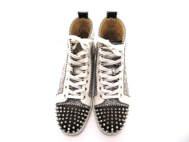 ⭐︎クリスチャンルブタン⭐︎ ハイカット ブラック スニーカー 総柄　42 1/2 楽天市場】Christian Louboutin クリスチャンルブタン 靴 LOUIS