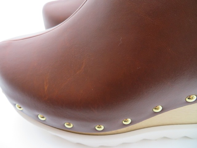 ステラマッカートニー サボサンダル レディース35ハーフ ブラウン