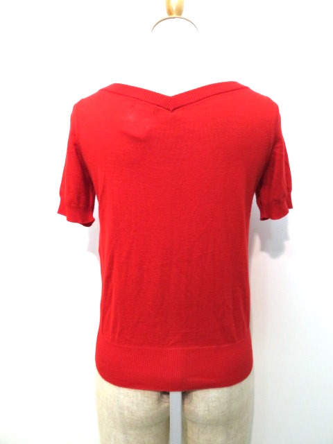 CHANEL ストライプ 半袖ニット 34 CHANEL ストライプ 半袖ニット 34