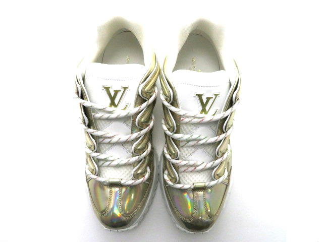 極美品⭐️ルイヴィトンスニーカー38号 楽天市場】LOUIS VUITTON ルイヴィトン LV スニーカー