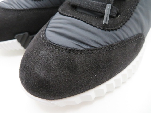 エルメス　スニーカー　バウンシング　レディース37　ブラック　スウェード　ファブリック　参考定価￥117700-　 （2143000599872）【432】