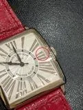 FRANCK MULLER　フランクミュラー　時計　マスタースクエア　6000K SC DT R　自動巻き　メンズ　シルバー　ステンレス/革　SS/革　【430】