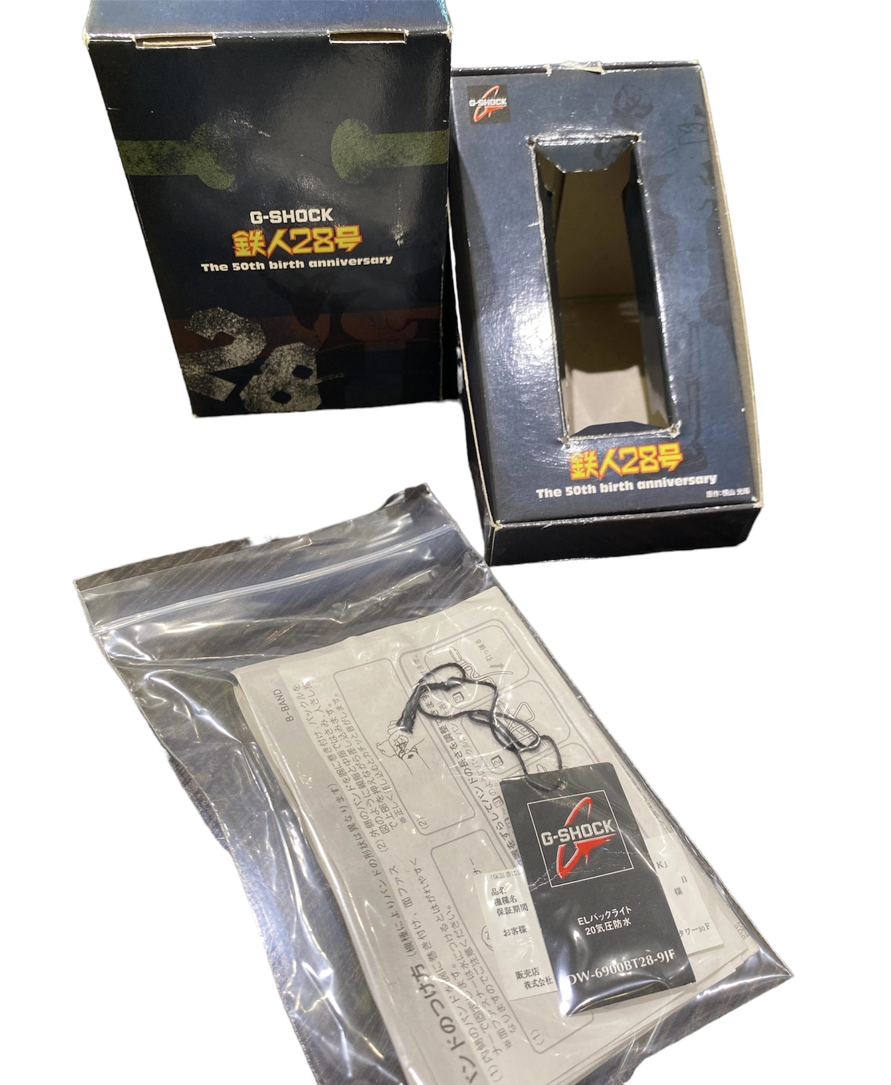 カシオ 腕時計 G-SHOCK 鉄人28号誕生50年限定モデル DW-6900FS 青文字盤　【208】2148103526657