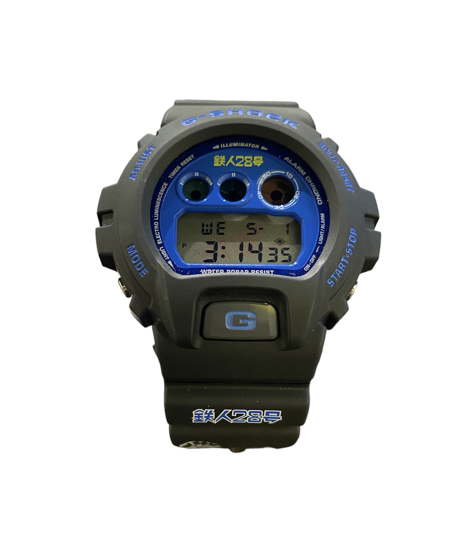 カシオ 腕時計 G-SHOCK 鉄人28号誕生50年限定モデル DW-6900FS 青文字盤　【208】2148103526657