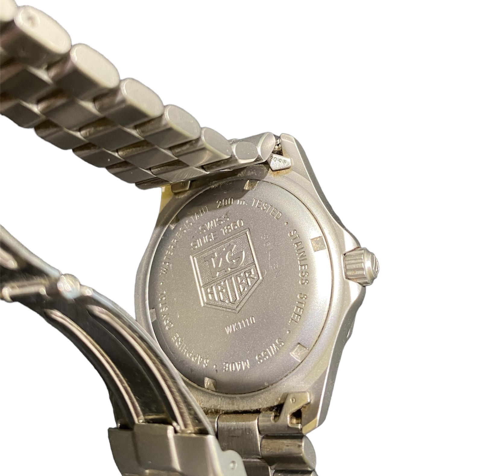 TAGHeuer タグホイヤー クォーツ腕時計 アナログ ステンレス BLK SLV WK1110 プロフェッショナル200m メンズ  【208】2148103592034 の購入なら「質」の大黒屋（公式）