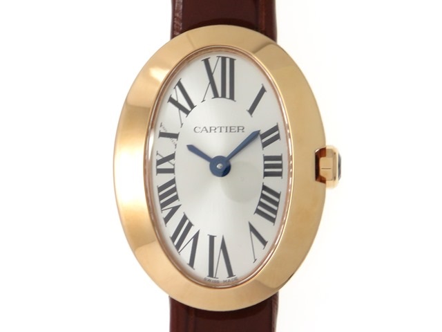 Cartier カルティエ ミニベニュワール レディース 女性用腕時計 クオーツ PG ピンクゴールド シルバー文字盤 革ベルト W8000017  （）【204】 の購入なら「質」の大黒屋（公式）