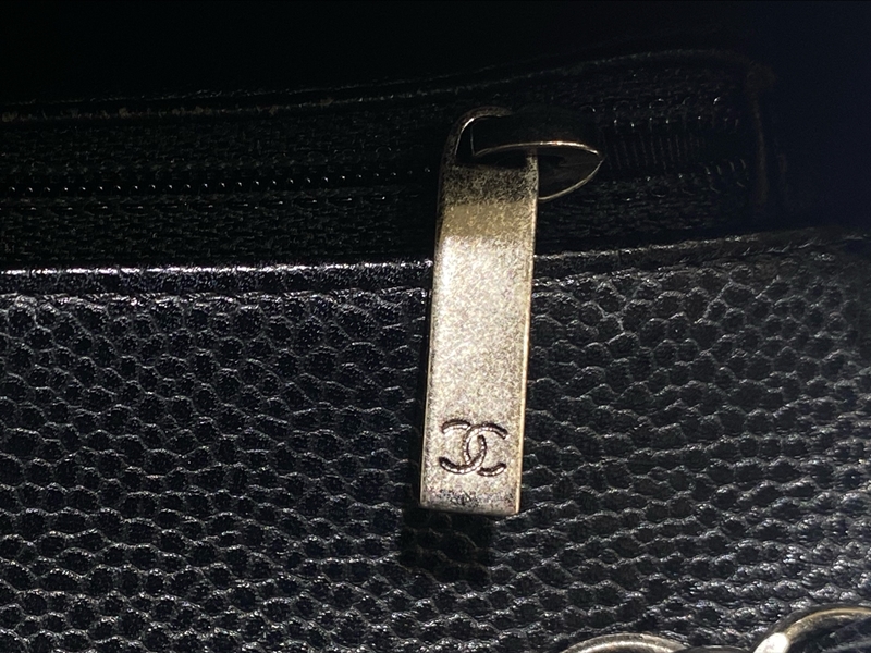 CHANEL シャネル ミニマトラッセチェーンショルダー ブラック/SV CHANEL シャネル ミニマトラッセチェーンショルダー ブラック/SV