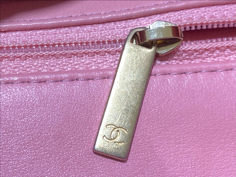 CHANEL シャネル マトラッセ ミニフラップバッグ ピンク/GP CHANEL シャネル マトラッセ ミニフラップバッグ ピンク/GP