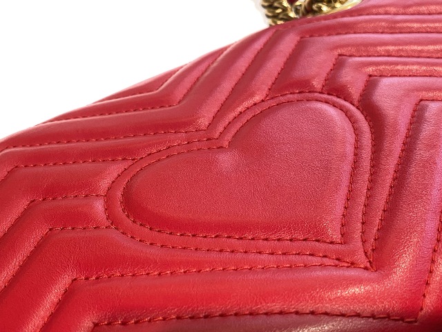 GUCCI グッチ ミニショルダーバッグバッグ レッド グッチ GUCCI GGキャンバス レッド ミニ ショルダーバッグ