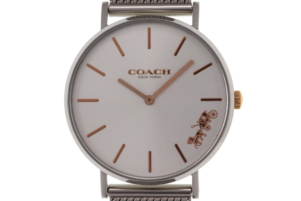 COACH コーチ 腕時計 CA.120.7.14.1597 ステンレス シルバー文字盤 