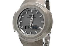CASIO カシオ メンズ タフソーラー G-SHOCK FULL METAL AWM-500D-1A8JF シルバー文字盤 SS 電波時計【472】HK
