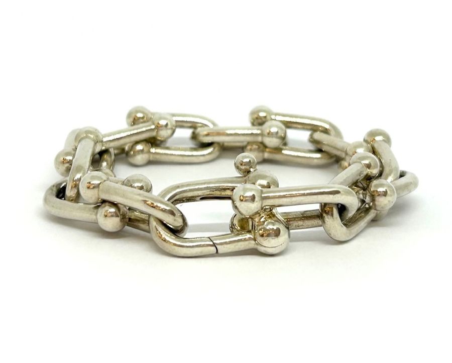 Tiffany シルバー925 ハードウェア ミディアム ブレスレット 中古・古着通販】TIFFANY & Co. (ティファニー) ハードウェア