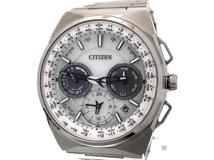 CITIZEN シチズン メンズ 電波ソーラー エコドライブ サテライトウェーブ 1300本限定 ホワイト文字盤 チタン【472】HK