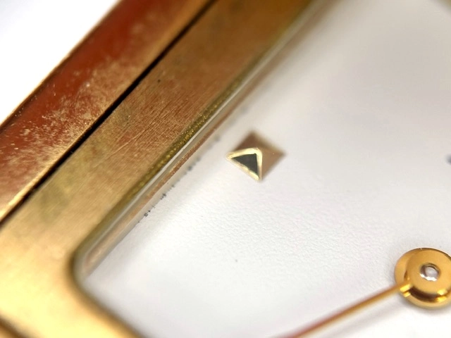 HERMES エルメス 腕時計 メドール ME1.210 GP/革 ホワイト文字盤 クォーツ【472】TS