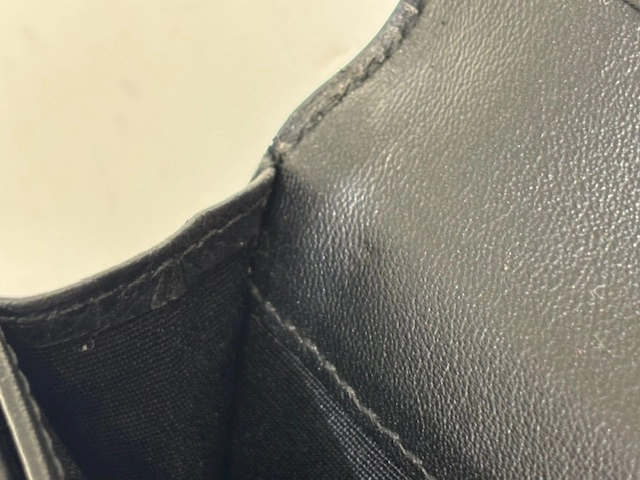 Dior ディオール オブリーク ビジネスカードホルダー ブラック/SV 【472】YN