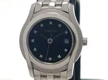 GUCCI グッチ　レディース クオーツ　5500L YA055503　ブラック11PD文字盤 SS【472】HK