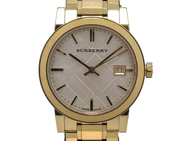 全国送料無料・イイ店 BURBERRY バーバリー シルバー文字盤 BU9103 クオーツ 男女兼用 バーバリー