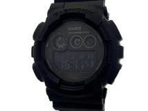 CASIO カシオ メンズ クオーツ G-SHOCK DIGITAL Military Black Series GD-120MB-1JF デジタル文字盤 SS/樹脂【472】HK
