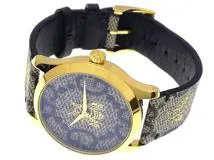 GUCCI グッチ メンズ クォーツ Gタイムレス 126.4 YA1264068 GG文字盤  