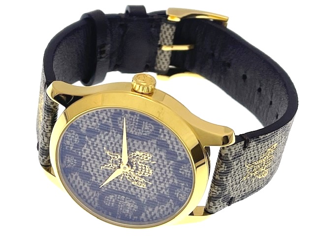 GUCCI グッチ メンズ クォーツ Gタイムレス 126.4 YA1264068 GG文字盤  