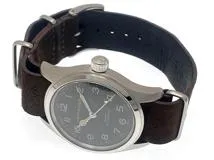 HAMILTON ハミルトン メンズ オートマチック カーキ･フィールド Murph Auto H70605731 ブラック文字盤 SS/社外Genuine leather/社外SSバックル 現状販売品【472】HK