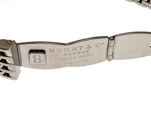 BEDAT&Co ベダ&カンパニー 腕時計 NO.3 ダイヤベゼル 384 SS/SS ホワイト文字盤 クォーツ【472】TS