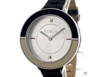 FURLA フルラ レディース クオーツ CLUB 4251109504 シルバー文字盤 SS/レザー【472】HK