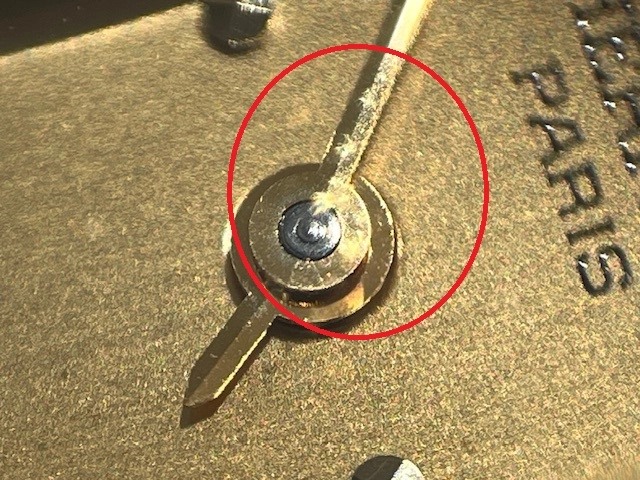 HERMES エルメス レディース クォーツ ケリーウォッチ KE1.201 ゴールド文字盤 GP/クロコレザー(〇W刻印/1993年年頃) 現状販売【472】HK