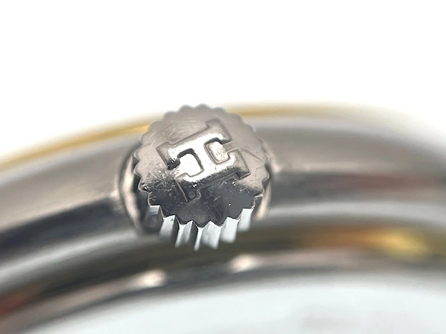 HERMES エルメス レディース クォーツ プロフィール コンビ シルバー文字盤 GP/SS 現状販売【472】HK