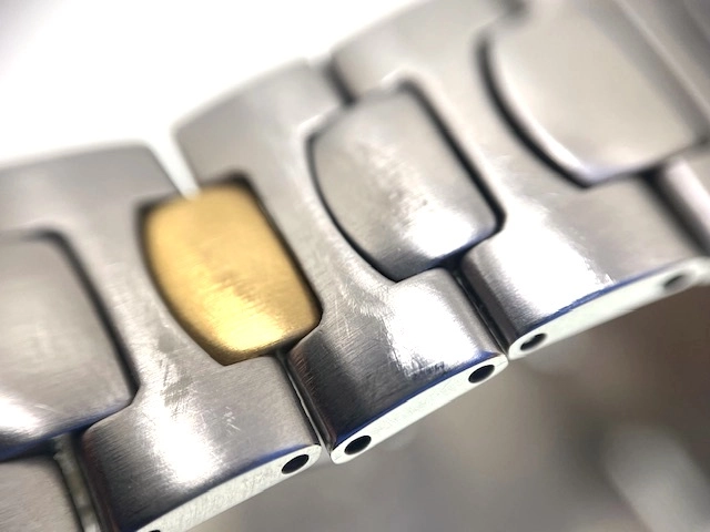 【現状販売】OMEGA オメガ　メンズ クオーツ　シーマスター ポラリス クロノグラフ ブラック文字盤 YG/SS【472】HK