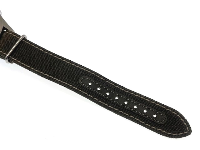 HAMILTON ハミルトン メンズ クオーツ カーキ･キング H64451823 ベージュ(シルバー)文字盤 SS/ナイロン/レザー 現状販売品【472】HK