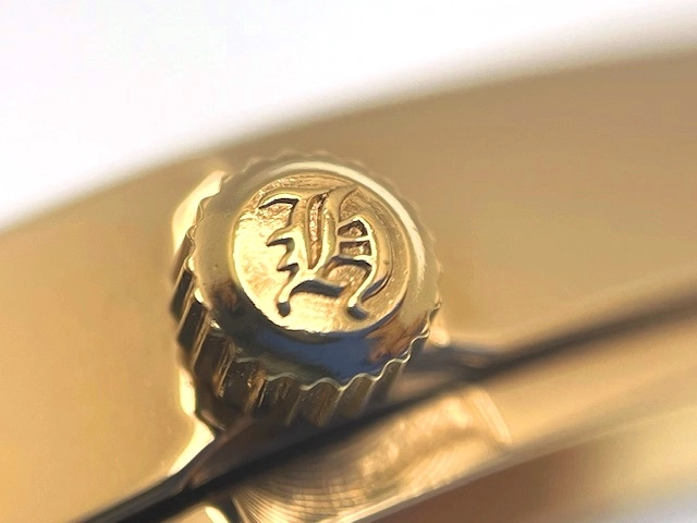 HAMILTON ハミルトン 男女兼用 クオーツ ベンチュラ 40周年記念 6250 ブラック文字盤 GP/リザード 現状販売品【472】HK