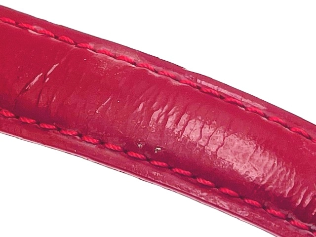 EMPORIO ARMANI エンポリオ･アルマーニ レディース クォーツ AR-3115 シルバー文字盤 SS/レザー【472】HK